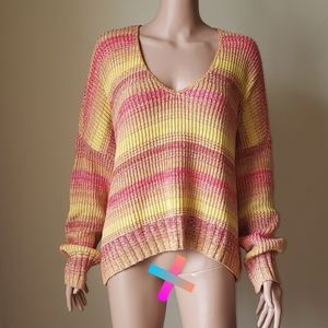 🆕️ Express Yellow and Red Sweater